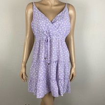 Sundae Muse Light Purple Ruffled Floral Summer Sundress Women&#39;s AU 12 US... - £24.05 GBP