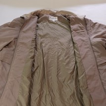 Giorgio Morandi Women's Tan/Khaki Full Zip Coat Jacket Size L Chest Measured 51" image 9