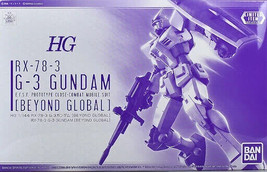 Hg P-BANDAI RX-78-3 G-3 Gundam [Beyond Global] - 1/144 Scale Model Kit - Nib - £37.04 GBP