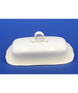 Mikasa French Countryside white Butter Dish - 1/4 Pound F 9000 VTG 7.75 ... - $69.35 CAD