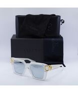 Valentino V-UNO VLS-107C Transparent/Grey 55-17-138 Sunglasses New Authe... - $658.76 CAD