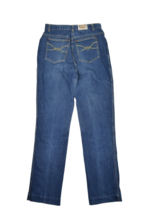 Vintage Action West Jeans Womens 13 28x29 Dark Wash Denim Western High Rise - £18.90 GBP