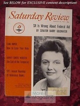Saturday Review March 18 1961 J EAN Kerr Elmo Roper Barry Goldwater - £6.88 GBP