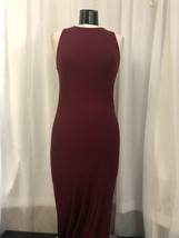 Soprano Women&#39;s Dress Maroon Ribbed Size Small JR. NWT - £11.87 GBP