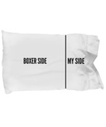 Boxer Dog Pillow Case - Funny Boxer Pillow - Boxer Side and My Side - Bo... - £14.34 GBP