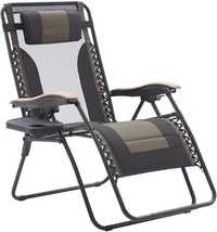 Patio Chair Outdoor Furniture Zero Gravity Chair Patio Lounge Camping Chair Set - £79.24 GBP