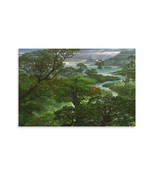 Landscape Poster Tree Series Unframed Interior Canvas Artwork 18x12 Inch... - $19.12 CAD