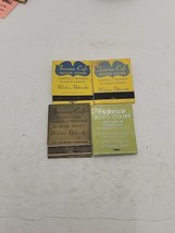 Wahoo Nebraska Matchbooks Fairview Cafe Auto Court Lillie Gibson - $14.46