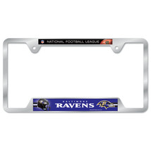 Lot of 2 Wincraft NFL Baltimore Ravens Metal License Plate Frame Wincraft - £32.76 GBP