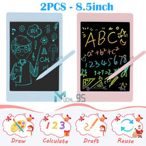 2Pcs Tableta De Escritura Lcd De 8.5 Pulgadas Para Nios Juguetes Educativos - £31.96 GBP