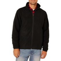 Amazon Essentials Men's Full-Zip Fleece Jacket Black Size X-Small - $430.46 MXN