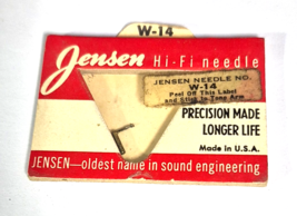 Jensen Phonograph Needle W-14 WEB ELECT WE-14 Hi-Fi Needle - £5.94 GBP