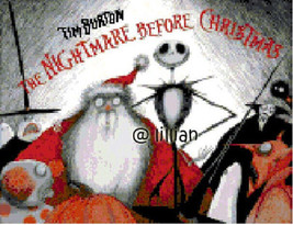 New The Nightmare Before Christmas Christmas Happy Counted Cross Stitch Pattern - £3.92 GBP