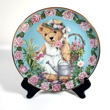 Teddys Garden Party Sarah Bengry Vintage Plate Collectable Franklin Mint Heirloo - $28.05
