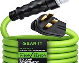 15 Feet Of Gearit 50-Amp Generator Extension Cable, Nema 14-50P To Ss2-5... - £97.93 GBP