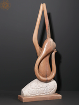  34&quot; Large Namaste Ganesha | Mudra of Yoga | Modern Art Sculpture | Home Decor - £1,328.34 GBP