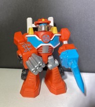 Hasbro Transformers Rescue Bots Energize Heatwave The Fire Bot Action Figure - £6.38 GBP