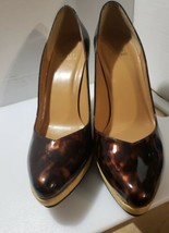 Stuart Weitzman Tortoise Shell Size 8.5M High Heels Leather Sole Platfor... - $49.49