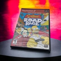 Simpsons Road Rage Game (PS2 PlayStation 2 2001) Complete w/Manual CIB Tested VG - $14.80