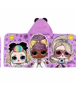 LOL Surprise Kids Purple Queen Hooded Towel 24x50 - $70.03 CAD