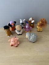 Fisher Price Little People Farm Zoo Animal Lot Pig Sheep Horse Cow Zebra... - $19.68