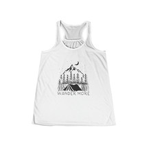 Women&#39;s Flowy Racerback Tank: Flattering Silhouette and Sporty Appeal - £33.20 GBP