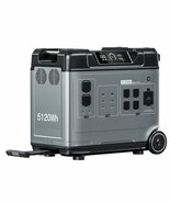 P5000 Power Station 5120Wh 2200W Solar Generator LiFePO4 Battery - $3,567.29 CAD