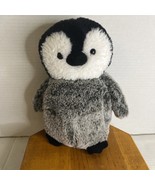 Kelly Toy Baby Penguin 9”inc Plush Stuffed Grey Very Soft Texture Huggab... - $411.11 MXN