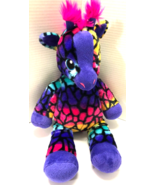Build A Bear Lisa Frank Rainbow Giraffe Wild Style Stuffed Animal Plush ... - $20.31 CAD