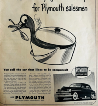 1949 Plymouth Cars Advertisement Automobilia Transportation Duck Soup DW... - $550.21 MXN