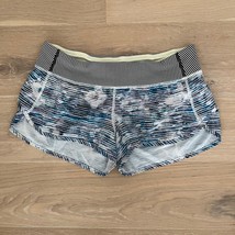 Lululemon Speed Short 4-way Stretch 2.5&quot; Blurry Belle Multi Tink Stripe ... - $44.99