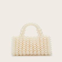  Evening Party Bags Tote Bag Handwoven Niche Design Beaded Bayberry Square Bag S - £146.02 GBP