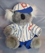 Pawsenclaws Koala Bear Plush in Baseball Outfit Custom Bear Hand Stuffed 10in - £11.86 GBP