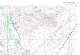 Victorville Quadrangle California 1956 USGS Topo Map 7.5 Minute Topographic - $23.99