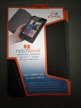 New Chil Notchbook Universal Black Leather Case for 7 Inch Tablets - £11.90 GBP