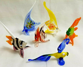 Russian Hand-Blown Art Glass Figurine Ocean Sea Lake Fish You Choose  - £17.24 GBP+