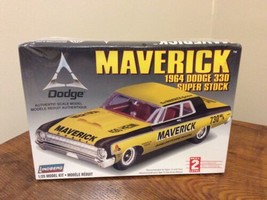 NEW Lindberg Maverick 1964 Dodge 330 Super Stock 1:25 scale model kit Se... - £19.56 GBP