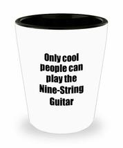 Nine-string Guitar Player Shot Glass Musician Funny Gift Idea For Liquor Lover A - £10.26 GBP