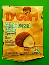 2 PACK D&#39;GARI GELATIN DESSERT COCONUT FLAVOR/GELATINA DE COCO - $11.88