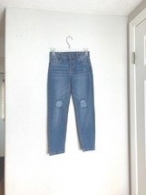 Hudson Girls Sz 8 High Rise Tapered Jeans Distressed  - $13.86