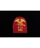 Vtg 1940 WWII Rare US Military Red Embroidered Patch Insignia Gold Eagle... - €12,81 EUR