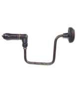 Hand Crank Drill Woodworking Tool Primitive Antique Vintage 13 1/2&quot; long - $18.70