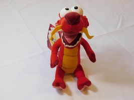 Walt Disney World Mulan Mushu Dragon 8&quot; Tall stuffed Animal toy pre-owned - £12.13 GBP