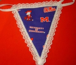 New Womens UNIVERSITY OF MISSISSIPPI oLE Miss Gstring Thong Lingerie Und... - £14.91 GBP