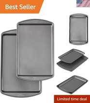 Durable Non-Stick Bakeware Set - 2 Premium Cookie Sheets for Versatile B... - $906.07 MXN