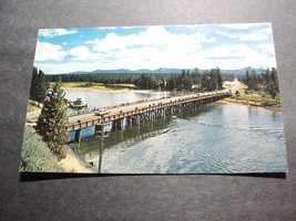 Fishing Bridge - Yellowstone National Park-Wyoming-1950s Unposted Postcard. - £6.23 GBP
