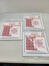 3 Packs Jack Dempsey Needle Art 12 18&quot; Quilt Squares Pattern 268 Niop Item 732 - £9.87 GBP