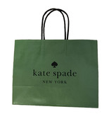 NEW Kate SpadeHoliday  Shopping Paper Gift Bags 8&quot; x 10&quot; x 4.5&quot; Green - £4.66 GBP