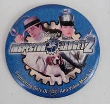 Vintage Disney&#39;s Inspector Gadget 2 DVD &amp; VHS Movie Promo Pin Button - £6.46 GBP