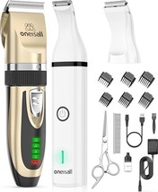 oneisall Dog Clippers and Dog Paw Trimmer Kit 2 in 1 Low Dog - $82.82